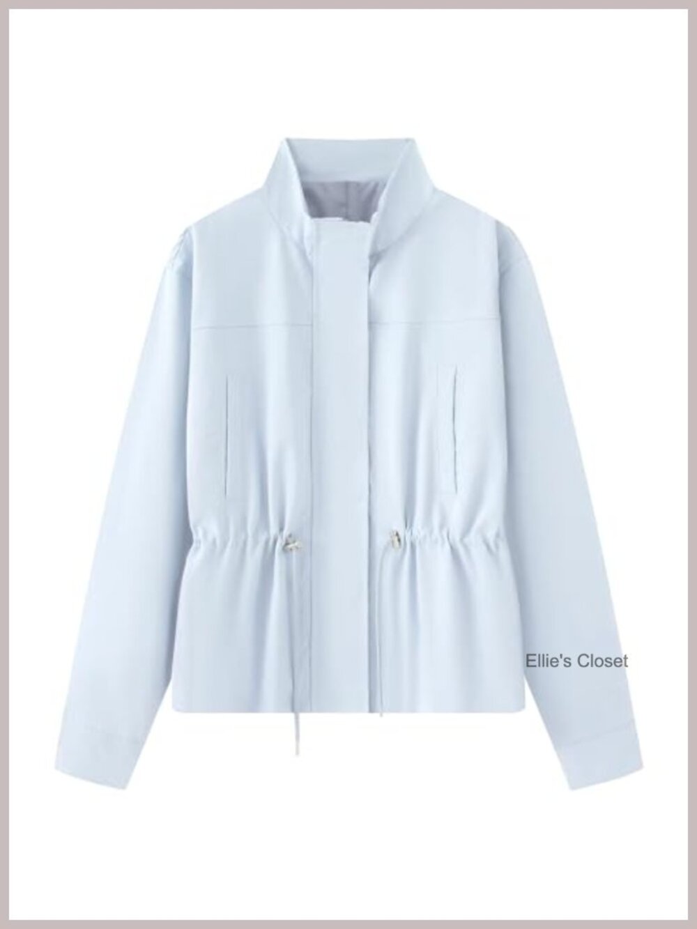 Utility Workwear Jacket for Women Peplum Anorak ZIP Lightweight Windproof